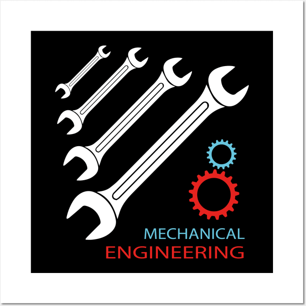 mechanical engineering & tools engineer Wall Art by PrisDesign99